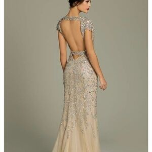 Jovani Multicolored Sequin Embellished Gown for Prom